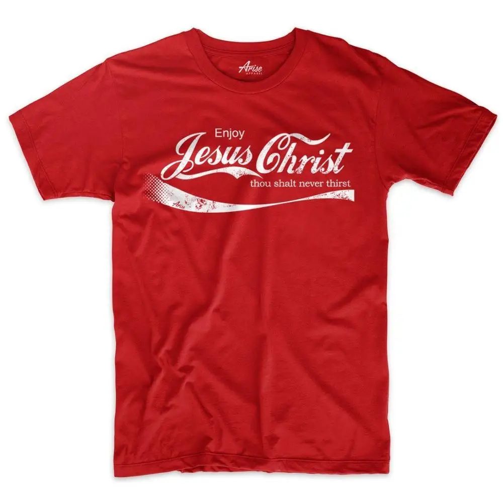 

Enjoy Jesus Christ T-Shirt - Christian Humor Church Humor Funny 2020 Summer Style Brand Casual O-Neck Male Printing T Shirts
