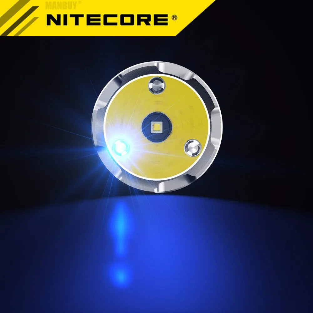 Распродажа 2021 Nitecore MH27UV Тактический далеко идущие Blaze с красные синие и 365nm