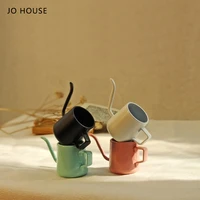 jo house mini metal hand brewed coffee pot miniature dollhouse kitchen cooking untensil accessories toy