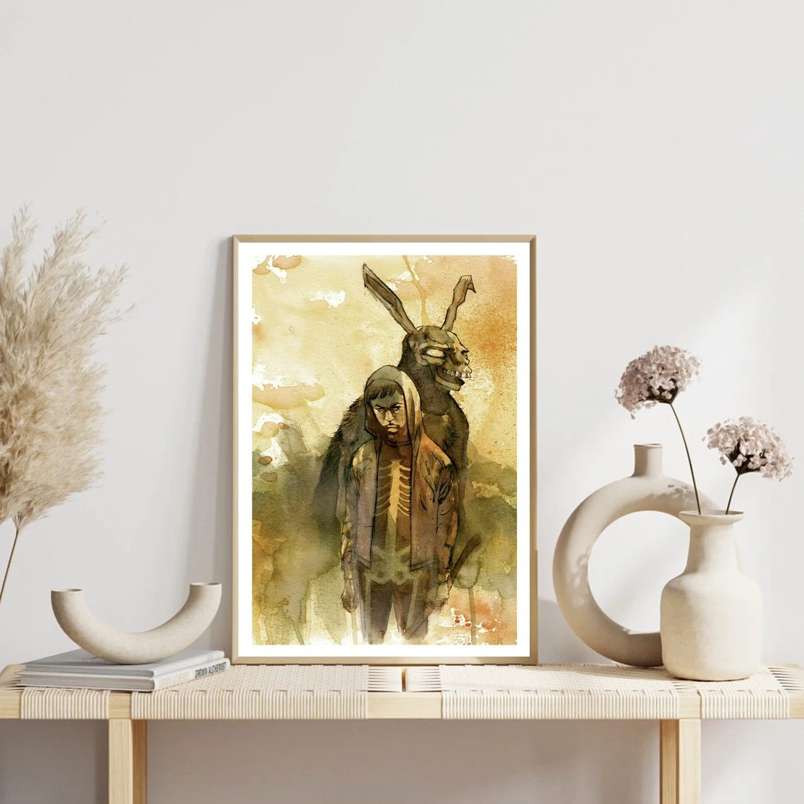 Donnie Darko-Акварельная Художественная печать-комикс-арт-комикс-художественная