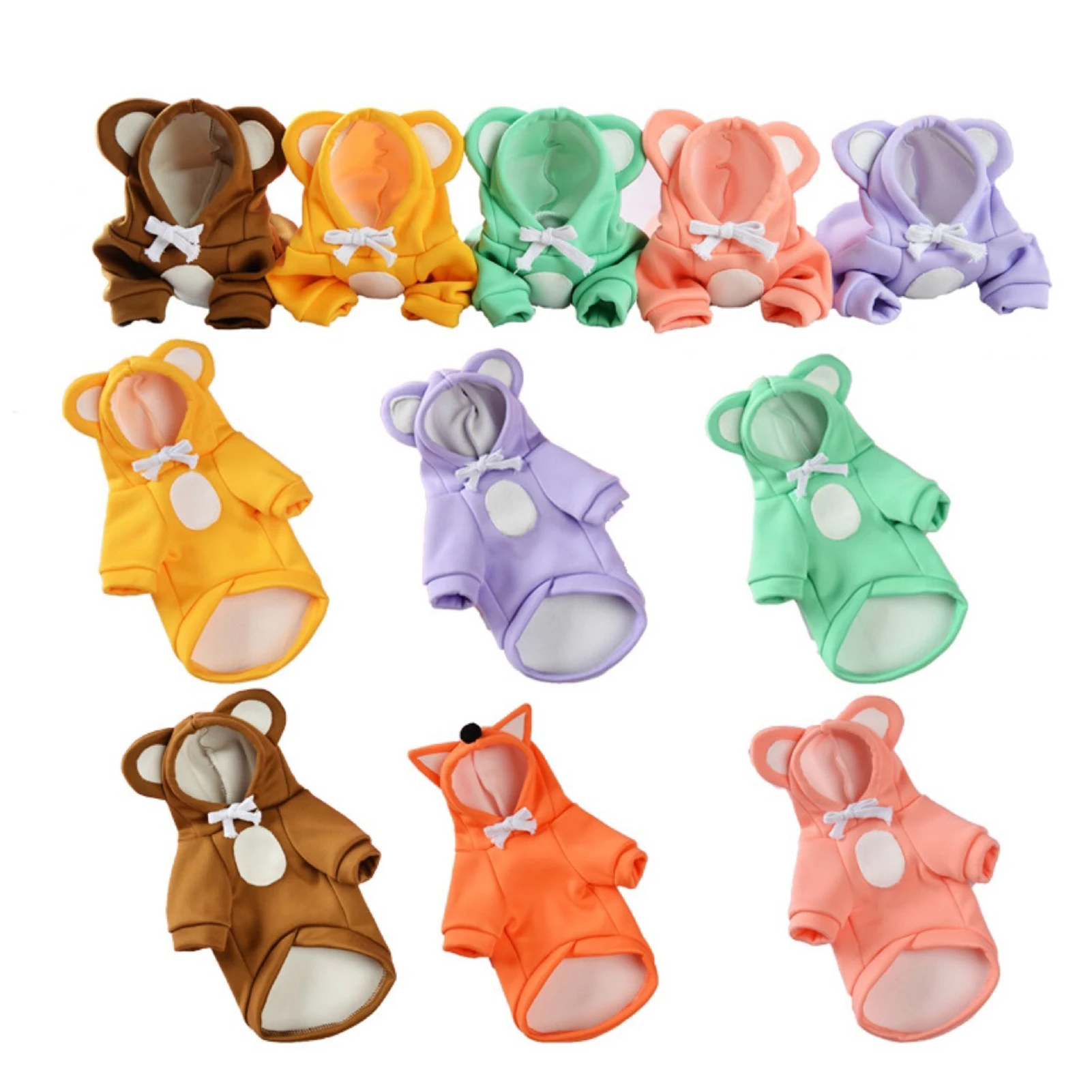 Очаровательная теплая двухногая Одежда для собак приятная на ощупь