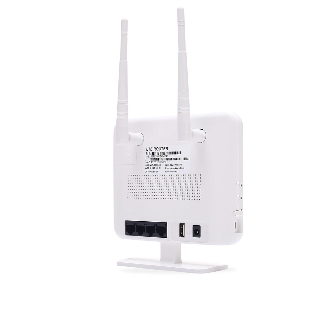 Wifi роутер Ulocked 300 mbps-модем удлинитель высокоскоростной Sim Слот 4G LTE антенна Usb Разъем беспроводной с основанием RJ45 порт FDD