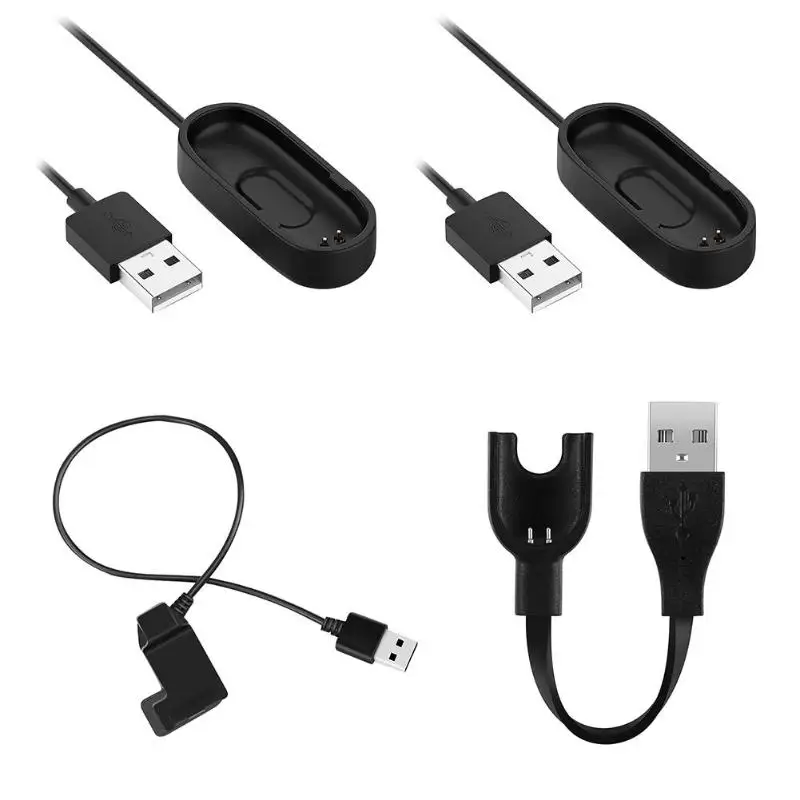 

ALLOYSEED USB Charging Cable For Xiaomi Mi Band 3 4 Bracelet usb Charger Data Dock Station Cradle Adapter For Xiaomi MiBand 3 4