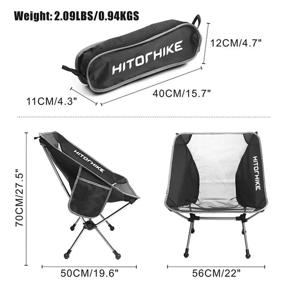 

Ultralight Folding Camping Chair Fishing BBQ Hiking Chair Fishing Picnic Chair Outdoor Tools Travel Foldable Beach Seat Chair