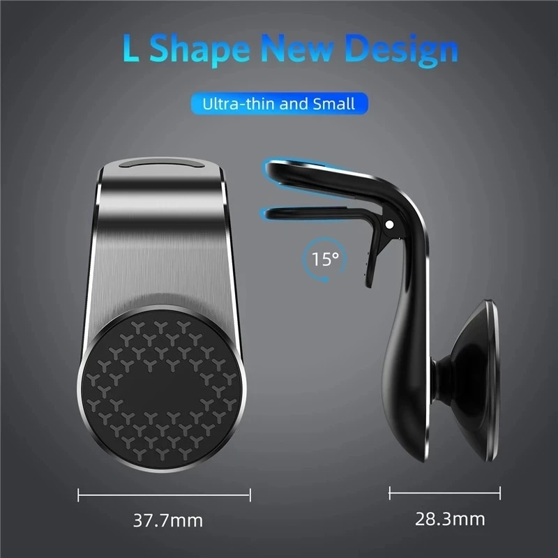 20pcs magnetic car phone holder 360 metal air vent mount mobile stand gps support for iphone 12 11 pro x max 8 7 xiaomi huawei free global shipping