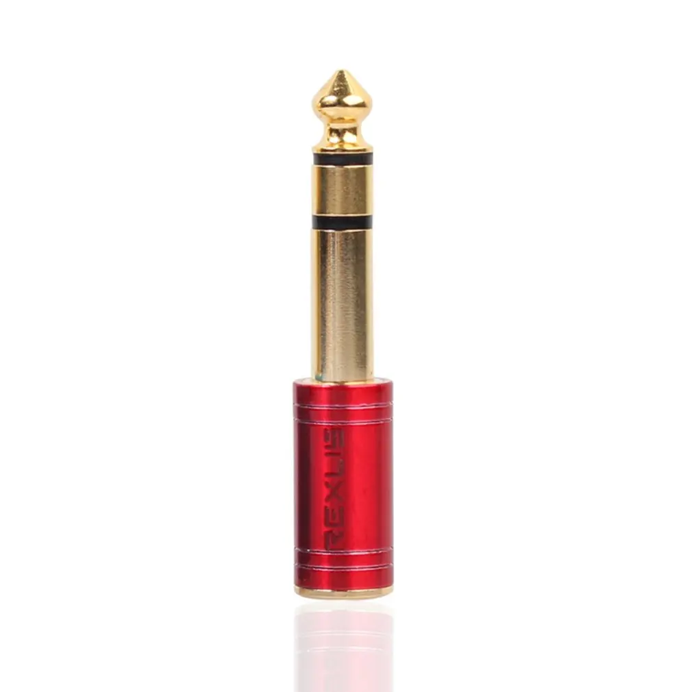 1 Pcs 6.35mm 1/4" Male To 3.5mm 1/8" Female Audio Adapter 6.35 to 3.5 Jack Stereo Converter For Headphone Microphone | Электроника