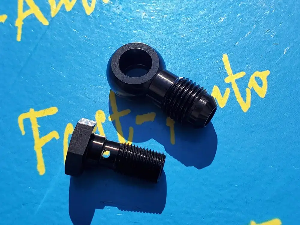 Banjo bolt M10 P1.0 * 1 0 10*1 адаптер to 6an an6 an 6 9/16 18unf для комплектов масляного радиатора