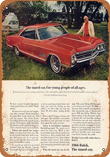 

Металлический знак-1966 Buick Wildcat-винтажный внешний вид 2, Настенный декор для кафе, бара, паба, домашние украшения для пива