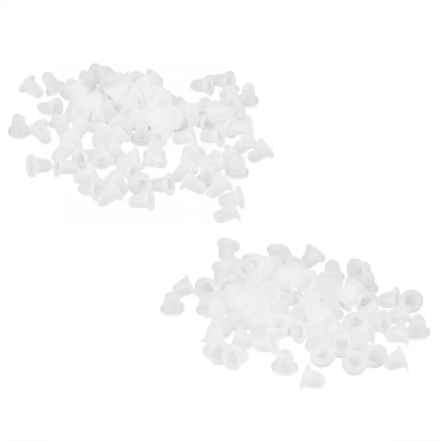 100 шт./пакет Одноразовые Мягкие Силиконовые Чернила для татуировок колпачки