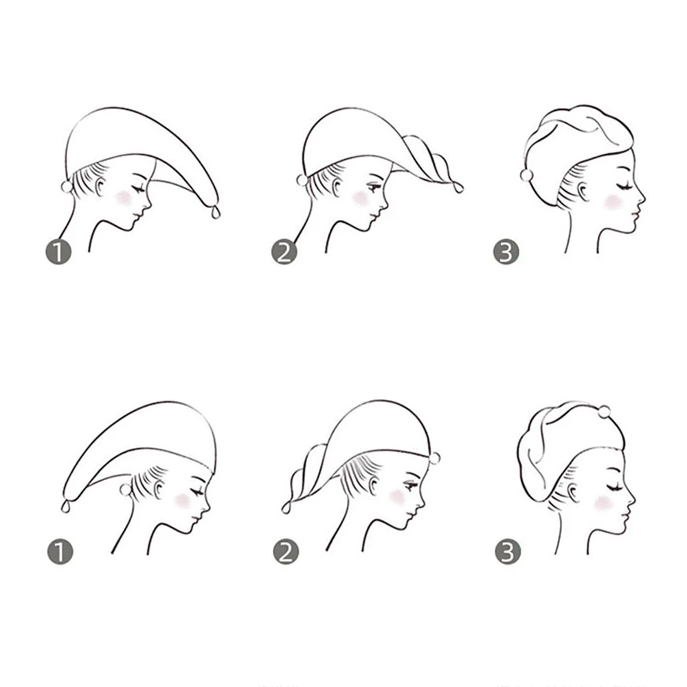 

Women Bathroom Super Absorbent Quick-drying Thicker microfiber Bath Towel Hair Dry Cap Salon Towel rapid drying hair towel