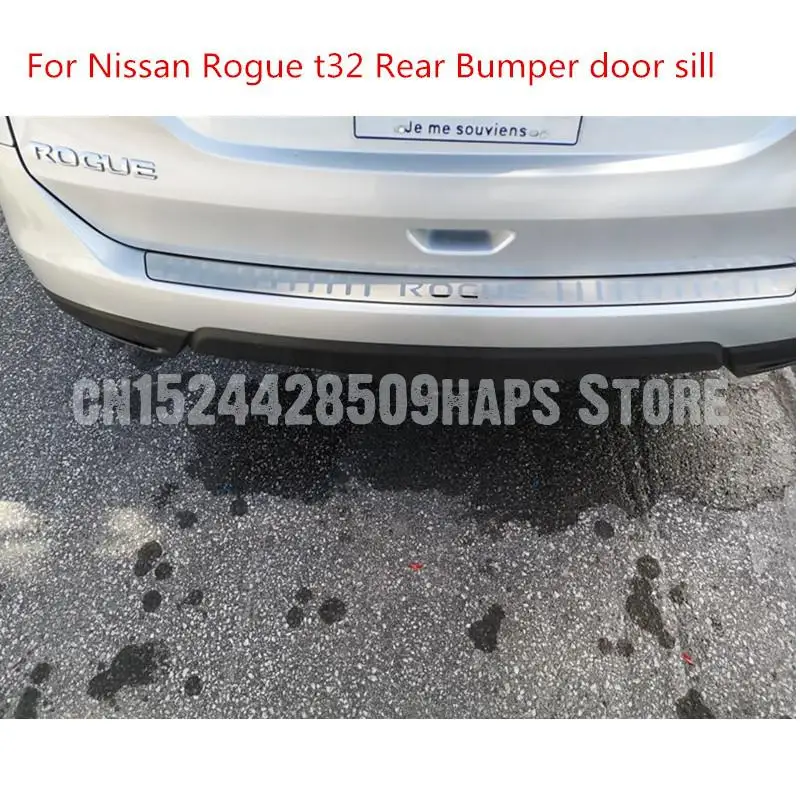 Ультратонкий автомобильный бампер из нержавеющей стали для Nissan Rogue t32 2014-2020