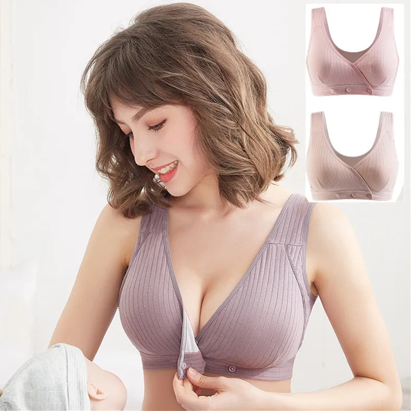 

New Pregnant Women Vest Maternity Nursing Bra Breastfeeding Bras Underwear Intimate Clothes Brasier Lactancia Lingerie