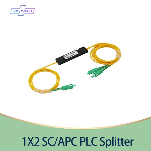 

50/50 FBT 1X2 SC/APC PLC Singlemode Fiber Optical Splitter FTTH PLC SC/APC 1x2 PLC Optical Fiber Splitter FBT Optical Coupler