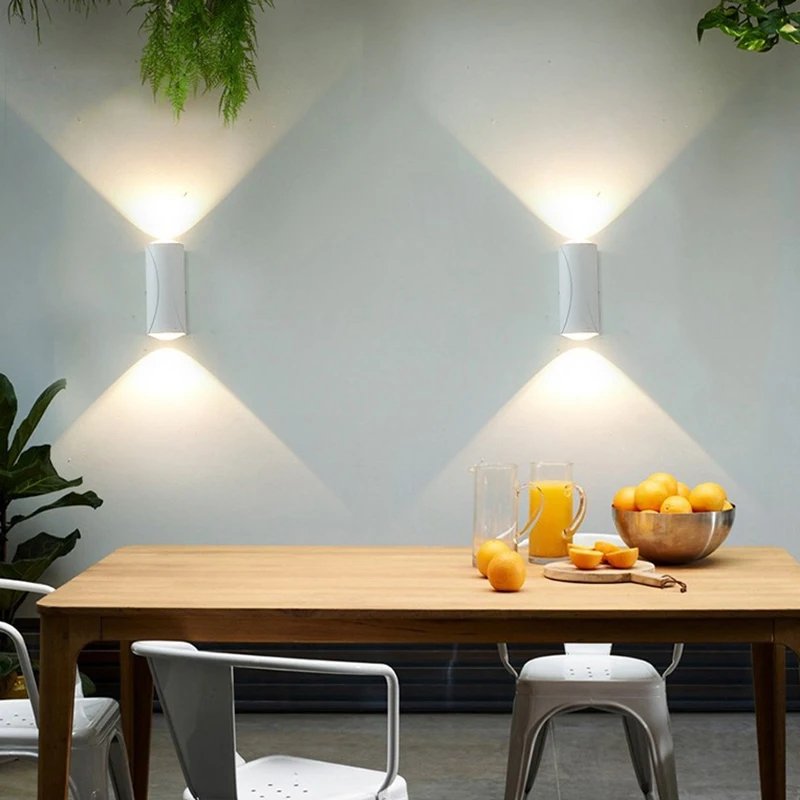 

6W/10W LED Wall Light Indoor Corridor Stairs Lighting Decoration Lamp IP65 Outdoor Waterproof Wall Lamp Aluminum AC110V/220V