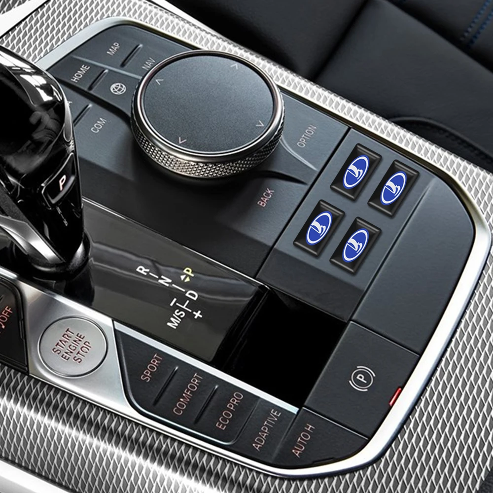 10 шт. автомобильный Стайлинг рулевое колесо 3D Маленькая фотография наклейка для