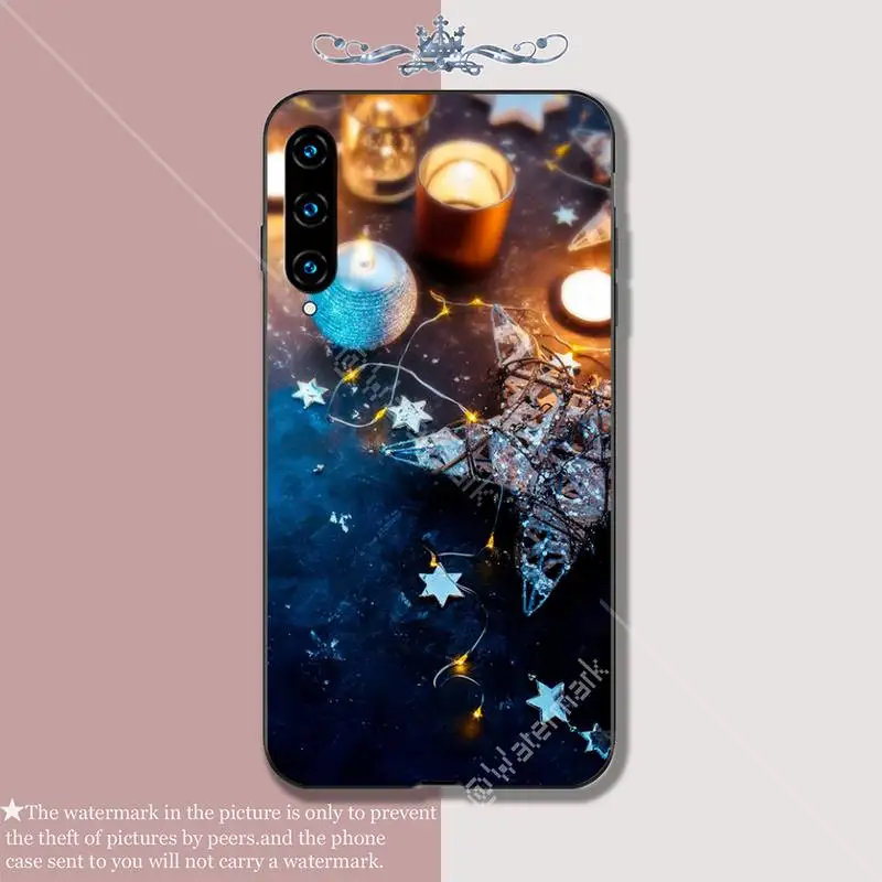Черный мягкий чехол Yinuoda с надписью Merry Christmas для телефона huawei honor 7A 8s 8x 9X 9 10 20s 20 lite V