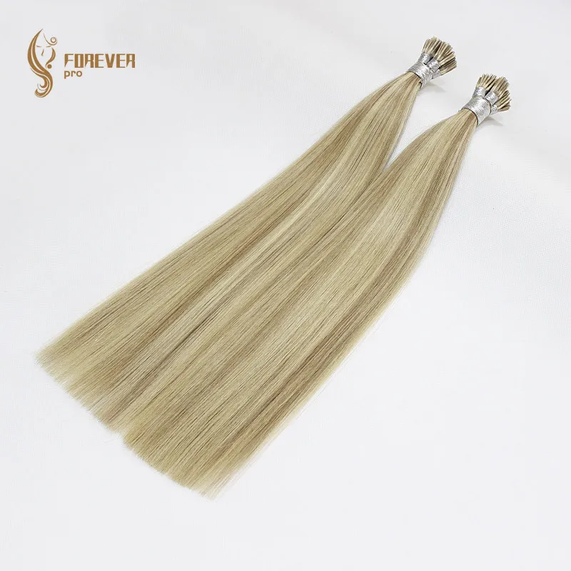 Forever proHair 0 8 г/локон 16 &quot18&quot 20 &quotRemy I Tip человеческие волосы для наращивания цвета