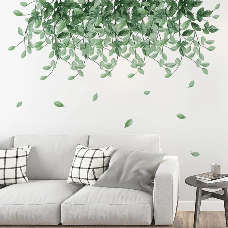 

Wall Deco Sticker Falling Leaves Wall Stickers Home Decoration Removable Stickers Ins Wall Stickers 2Pcs