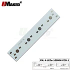 Светодиодный PCB 4 Вт 100 мм алюминиевая пластина 135 Вт высокой мощности Светодиодный s instal светодиодный светильник, плата радиатора Гидропоника; Аквариум, трубка, садовый светильник DIY