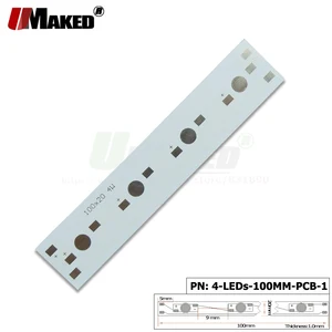 Светодиодный PCB 4 Вт 100 мм алюминиевая пластина 135 Вт высокой мощности Светодиодный s instal светодиодный светильник, плата радиатора Гидропоника; Аквариум, трубка, садовый светильник DIY