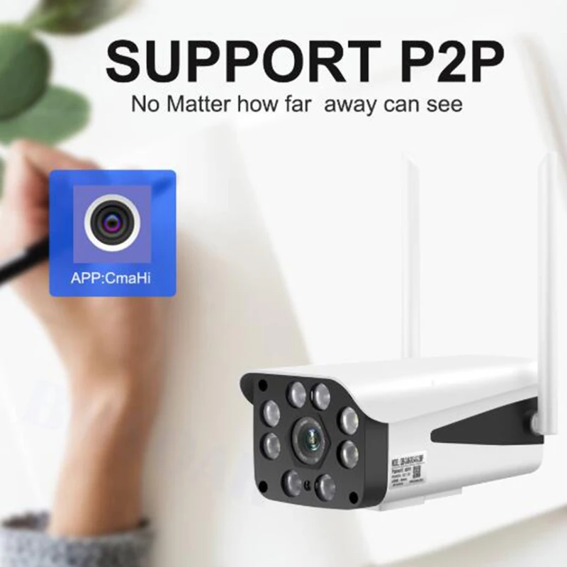 KuWFi наружная 4G IP камера 2MP 1080P HD WIFI ip с точка доступа LTE sim карта для наружного и