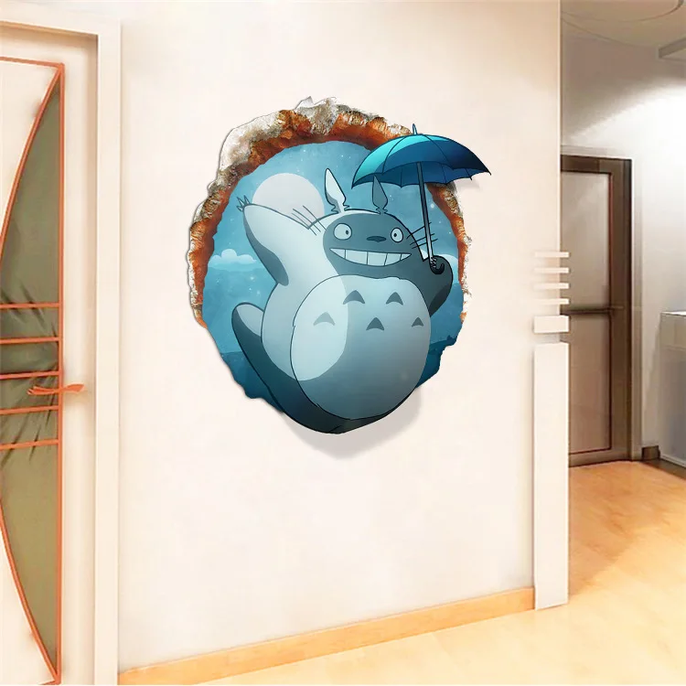 Настенная Наклейка Hayao Miyazaki домашний декор аниме мой сосед тотора наклейки s 3D