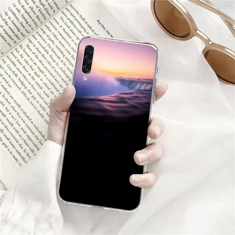 

Watecolor painting ink wash Phone Case Transparent for Samsung A71 S9 10 20 HUAWEI p30 40 honor 10i 8x xiaomi note 8 Pro 10t 11