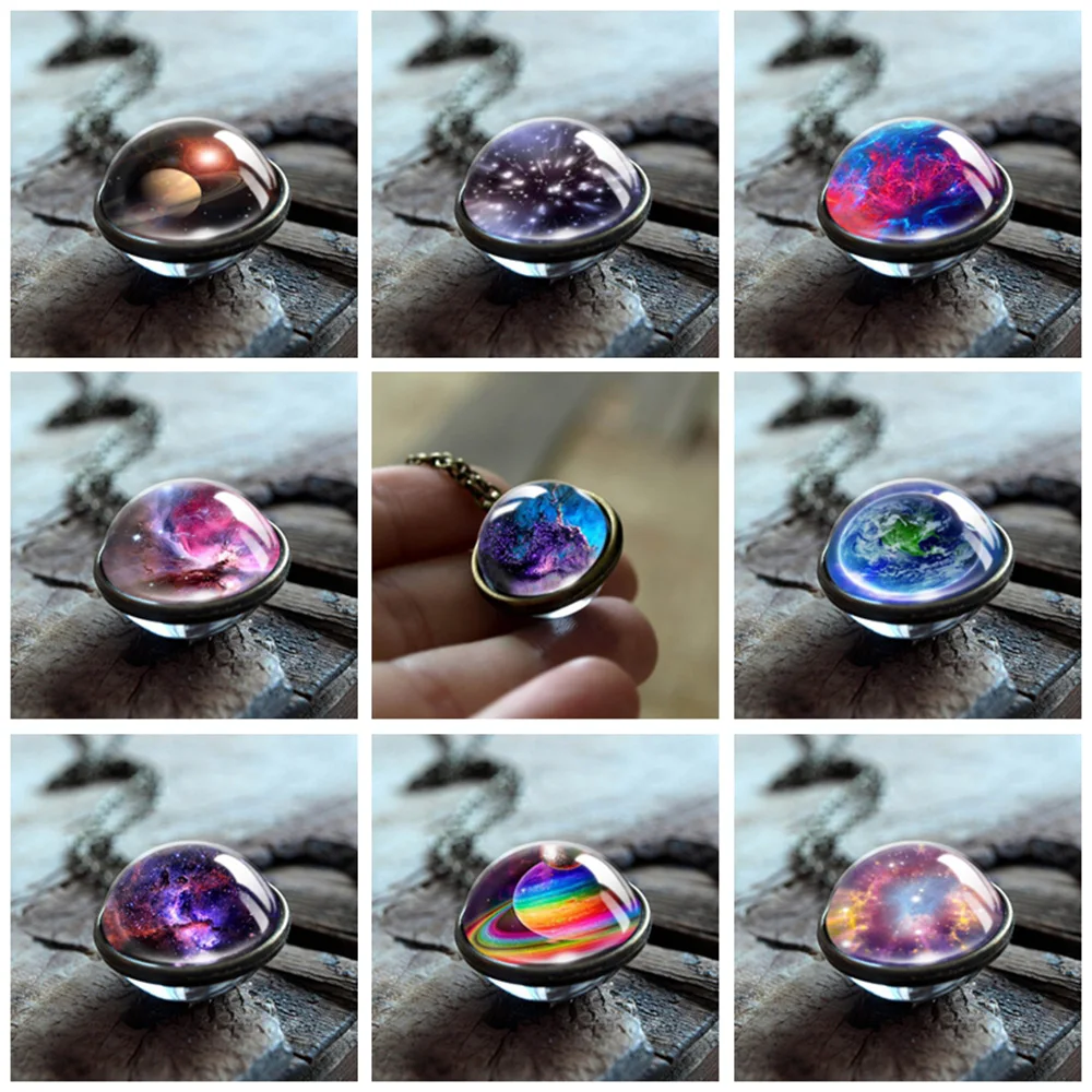 Nebula Galaxy сделай сам ожерелье женская подвеска Вселенная планета модные украшения