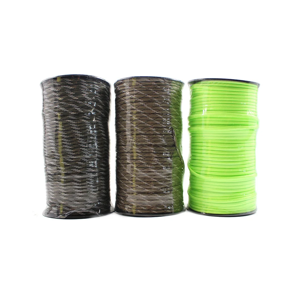 

Army Military Spec Type 9 Stand Cores Rope Camping Hiking Survival 4mm Parachute Cord Outdoor Clothesline