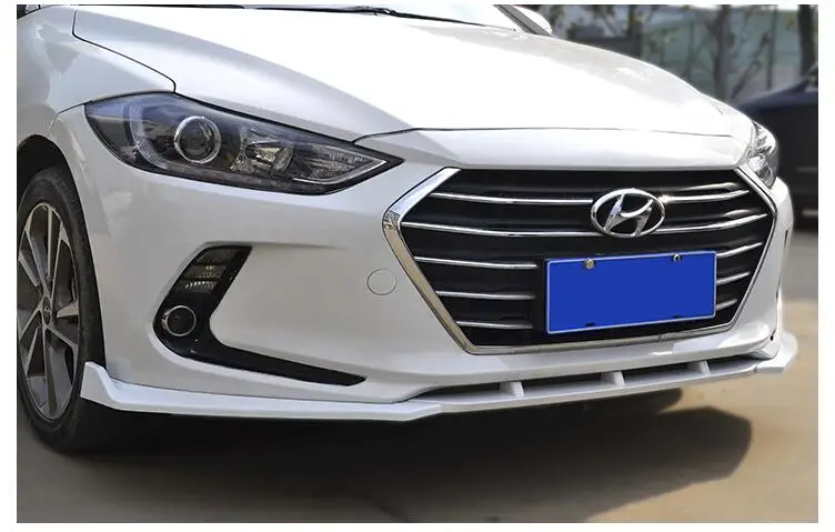 For Hyundai Elantra ABS Rear Bumper Diffuser Protector 2016-2017 Body kit bumper rear Front shovel lip spoiler | Автомобили и
