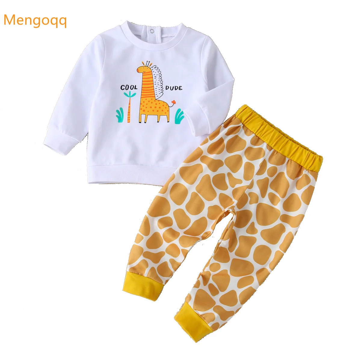 

Infant Girls Summer Full Sleeve Print Cartoon Top T-shirts Trousers Pants Kids Baby Casual Cltohes Young Children Set 2pcs 3-18M