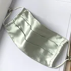 Летняя женская шелковая маска дышащие моющиеся маски для лица маска женская Золотая Серебряная зеленая черная розовая маска для лица украшение