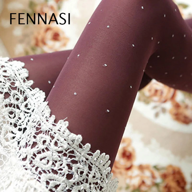 Колготки женские в горошек с высокой талией черные | Женская одежда