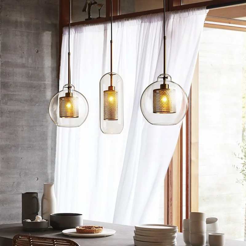 

nordic pendant lights iron LED pendant lights Home Decoration E27 Light Fixture living room pendant lights