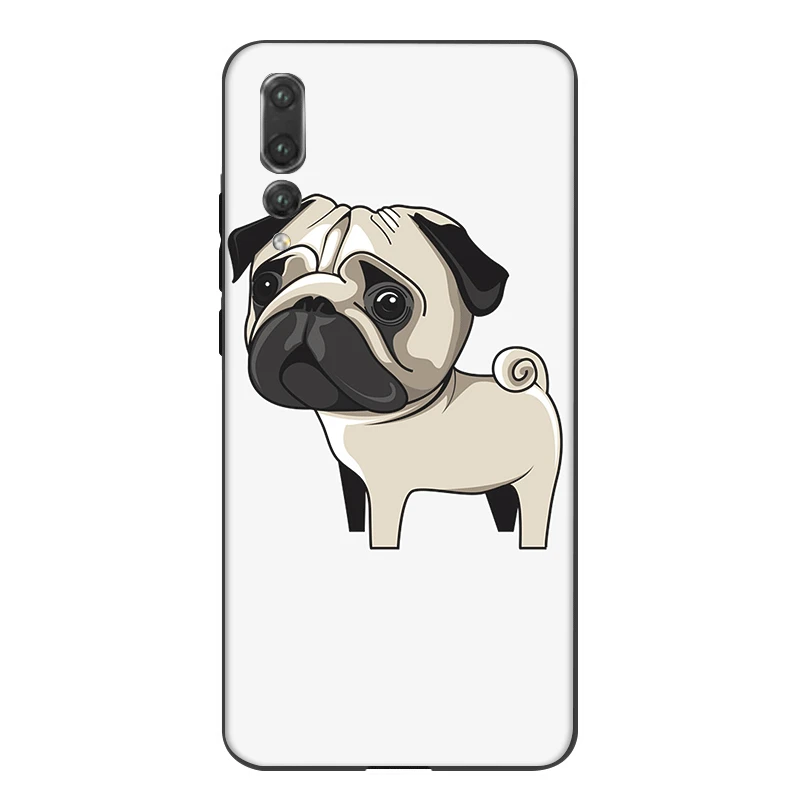 Mobile Phone Case Silicone For Honor Note 10 View 20 6A 7A 7C 7X 8 8X 8C 9X 9 Lite Pro Cover Otters Holding Hands Pug Bag | Мобильные