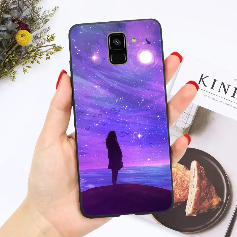 X13 Для samsung Galaxy A5 A6 A7 A8 плюс для задней панели телефона для samsung A6 A8 плюс чехол бампер - Цвет: X13
