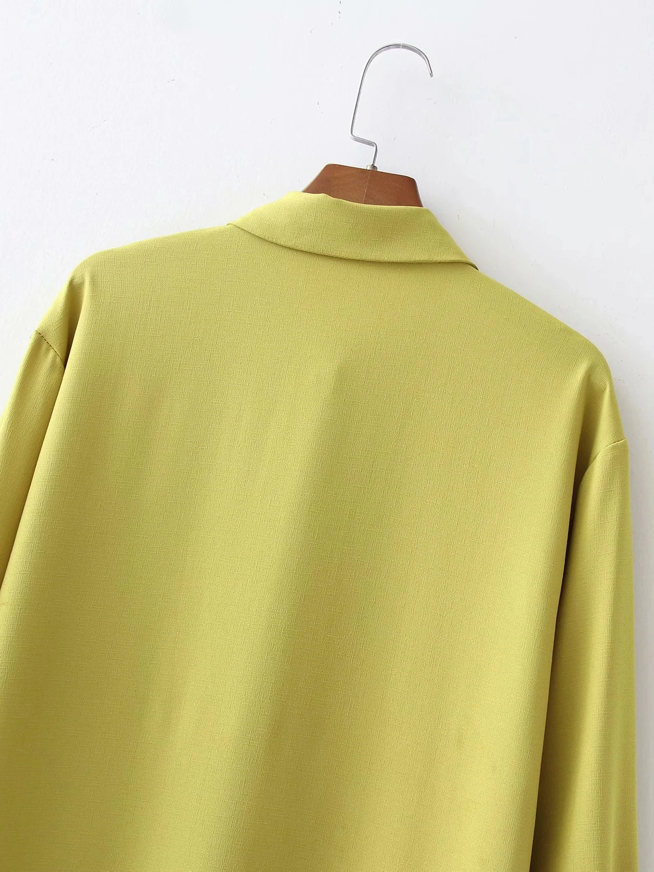 

2021 Spring Solid Women Long Blouse Turn Down Collar Full Sleeve Shirt Streetwear Casual Pocket Buttons Up Female Tops