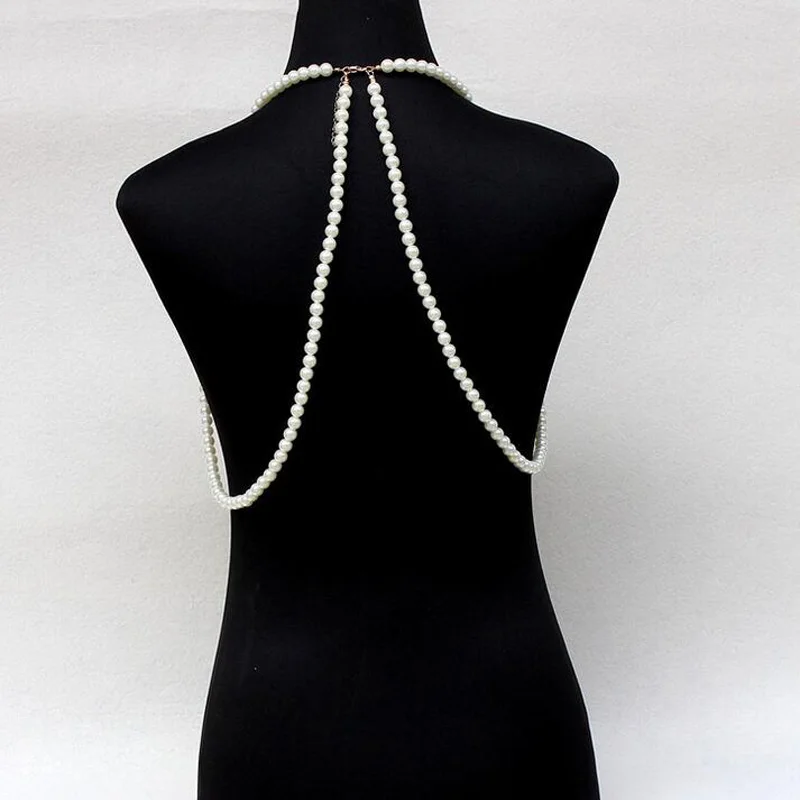 Сексуальный женский многослойный из жемчуга цепь кисточкой цепочка с бисером