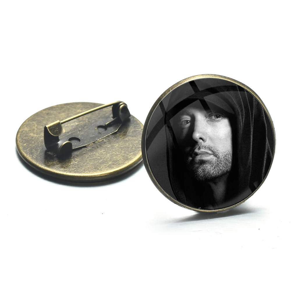 Модная брошь музыкант Эминем булавка для мужчин женщин хип-хоп рэп певец панк