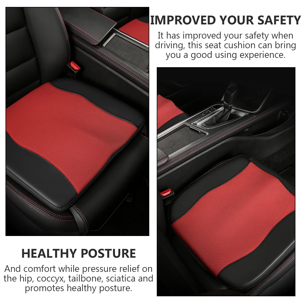 

1 Pc Comfortable Heightening Auto Seat Cushion Car Heightening Cushion Four Seasons Universal Seat Cushion For Car