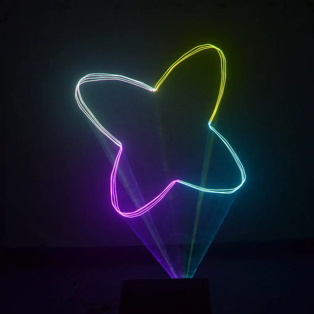 AUCD 40 KPPS 500 МВт Полноцветный RGB лазер правка sd-карта ILDA проектор LightsDMX анимационное сканирование DJ шоу сценическое освещение DAF5