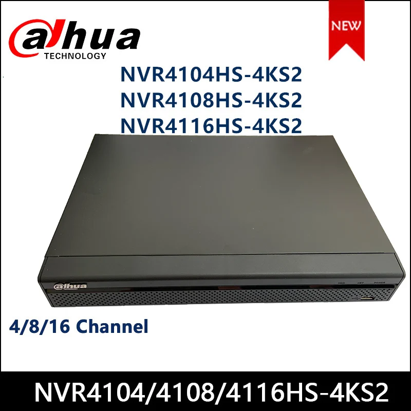 

Компактный сетевой видеорегистратор Dahua NVR4104HS-4KS2 NVR4108HS-4KS2 4/8/16 Channel Compact 1U 4K & H.265 Lite
