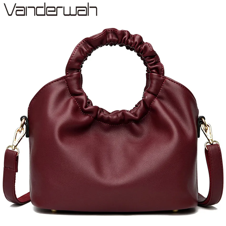 Сумка кросс боди Женская из мягкой кожи саквояж на плечо Роскошный дизайнерский