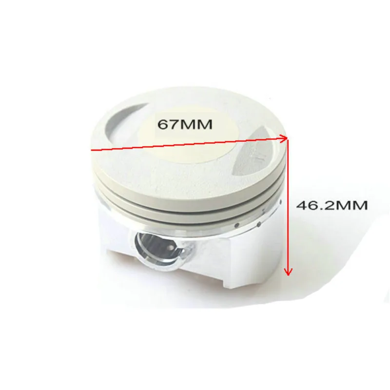 Комплект поршневых двигателей для мотоциклов CG250 250cc 67 мм