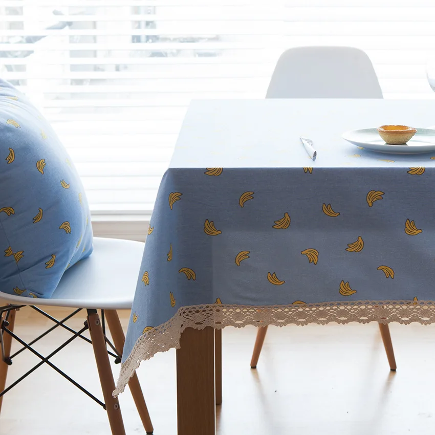 Скатерти банановые в современном стиле скатерть для стола наволочка салфетка