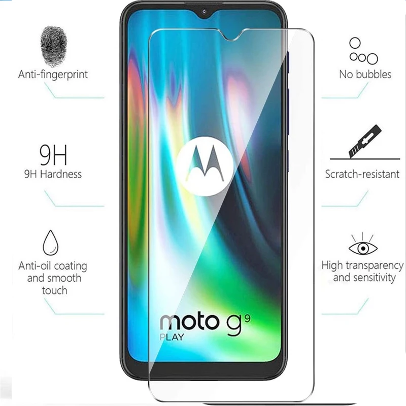Закаленное стекло для Motorola Moto G9 Play 6 5 дюйма защитная пленка G9PLAY экрана чехол