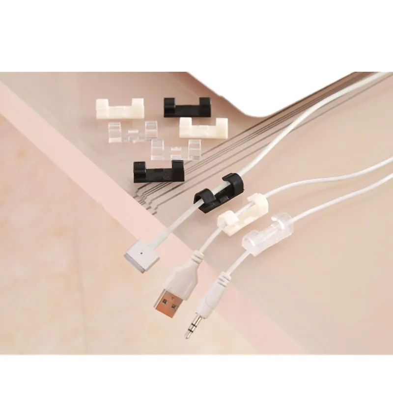 20 шт. самоклеящиеся кабельные зажимы | Обустройство дома