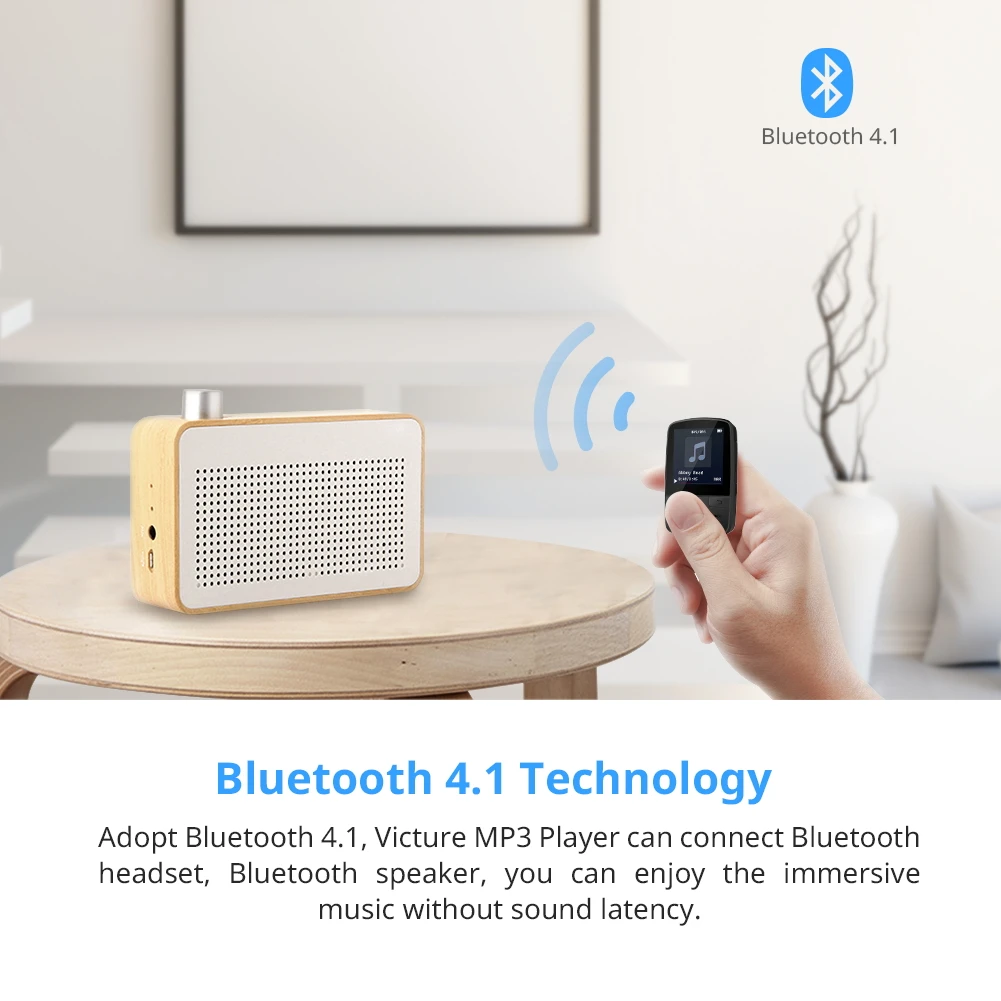 Mp3-плеер Victure с поддержкой Bluetooth и FM-радио 16 ГБ | Электроника