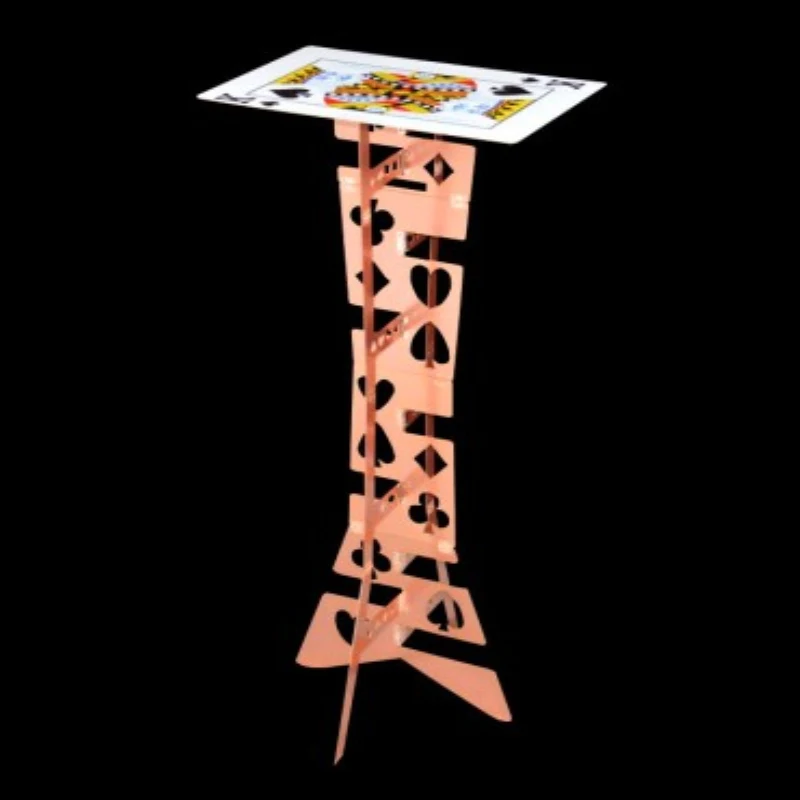 Алюминиевый сплав Волшебный складной стол медный цвет (покерный узор)-Волшебные
