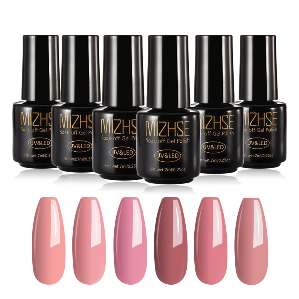 7ML P05 MIZHSE, 18 мл, Гель-лак, Гель-лак, УФ-гель, светодиодный, лампа, Гель-лак, дизайн ногтей, 6 шт. в наборе, горячая Распродажа, лак, смола, цвет, грунтовка - Цвет: 7ML P05